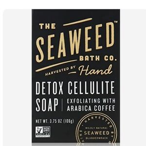 Seaweed detox cellulite soap with Arabic coffee
